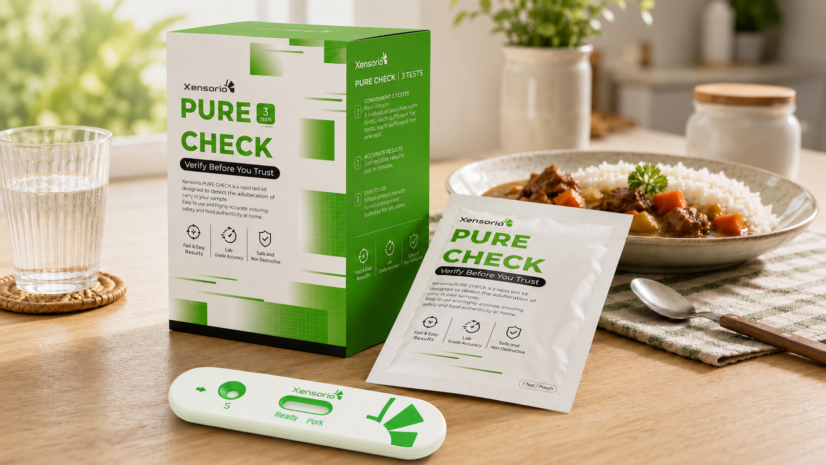 Xensorio PureCheck food safety scene